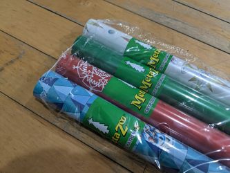 Lot Of 4 Metazoo Wrapping Paper - New & Sealed