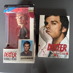 Dexter Morgan Serial Killer Knife Bag Bobblehead In Box  Showtime i will throw in free season 1 dvds