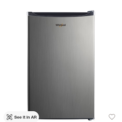 4.3 cu.ft  refrigerator And Freezer stainless steel