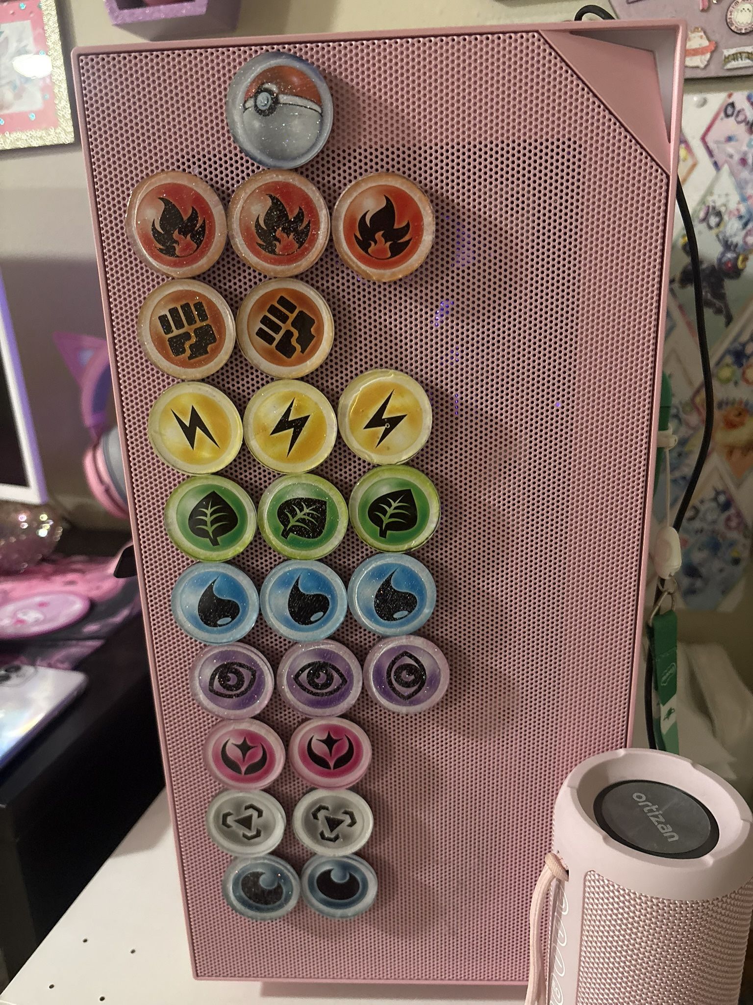 Pokemon Energy Type Magnets - PC Charm Gift