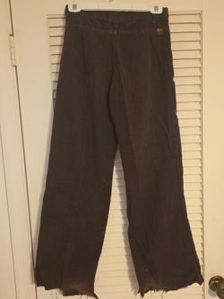 Roxy Quicksilver Retro Wide Leg Jeans Courtoroy Brown