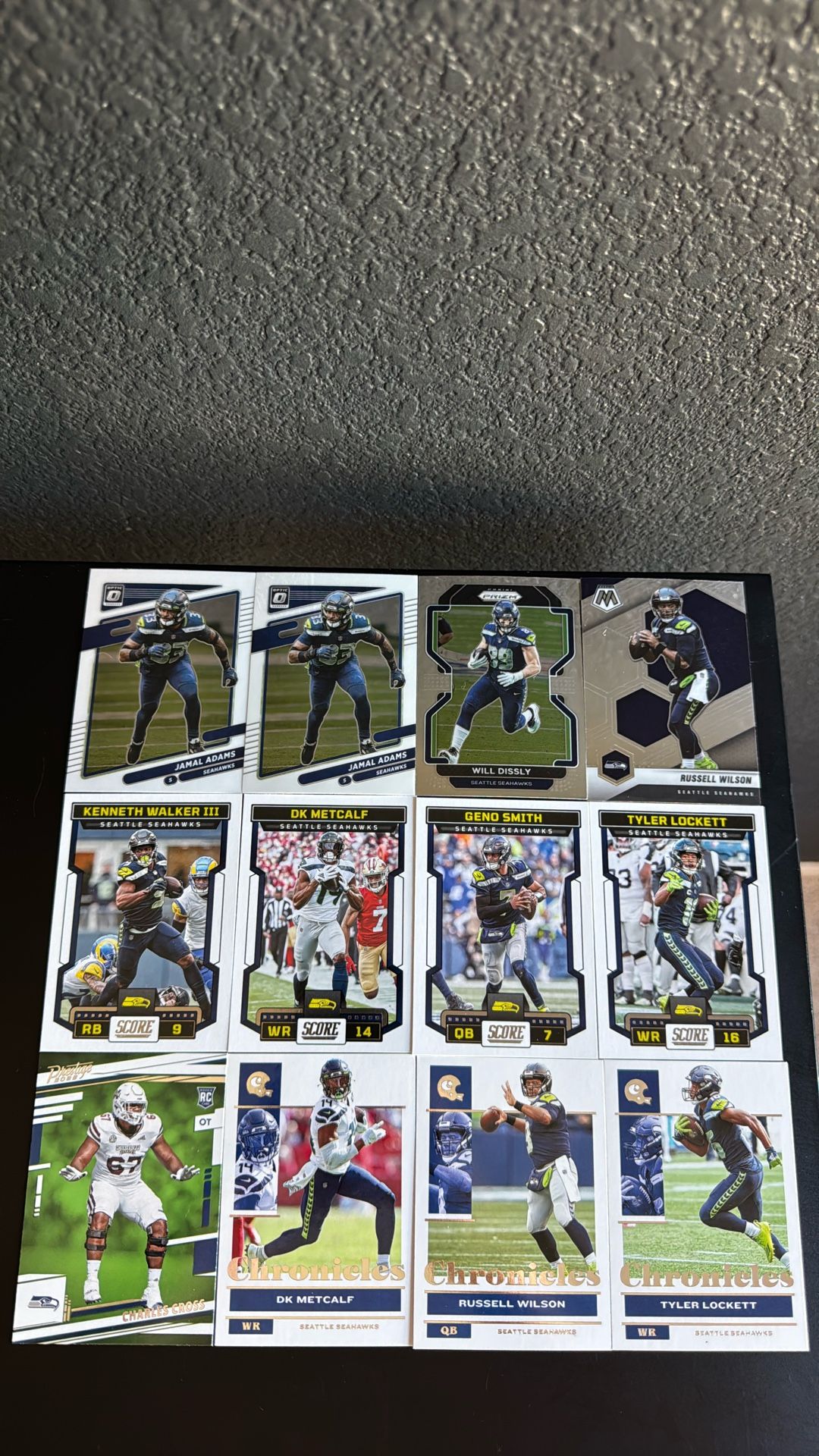 Football cards, Seattle Seahawks