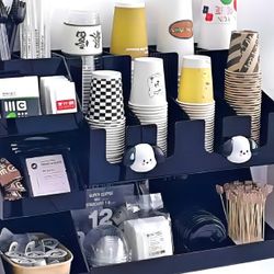 Cup Dispenser Rack Cup Holder Organizer, Multi-Functiona CHC3
