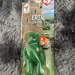 Erin Rare Beanie Baby With 1993 Error Tag