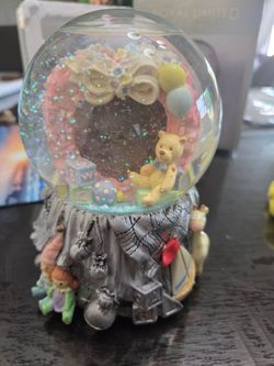 Glass Globe Baby Shaker