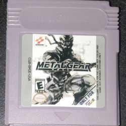 Metal Gear Solid GBC Gameboy Color Video Game Cartridge