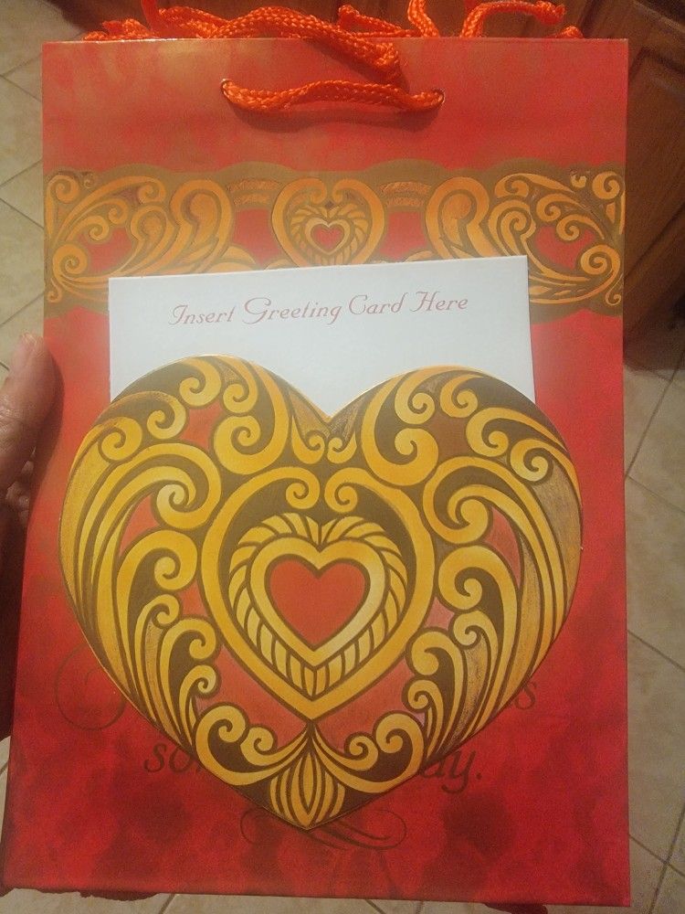 Valentine Gift Bags With Card Holder
