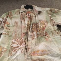 Aloha Original Shirt From Honolulu ,Hawaii Made By Cooke Street Size Lg