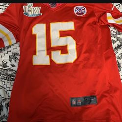 Patrick Mahomes Super Bowl Patched Jersey Size S