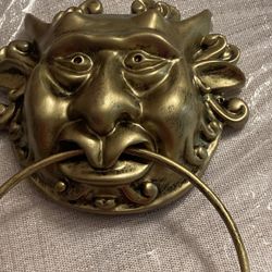 Decorative Gargoyle Mask Door knocker 
