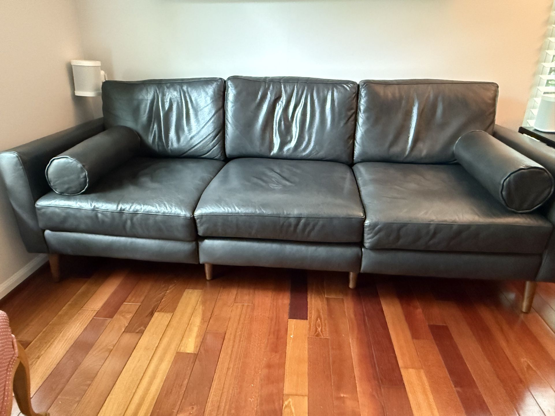 Burrow Nomad Leather Sofa