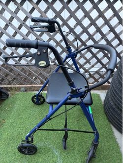 Walker with brakes