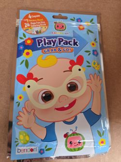 Case pack of 60 pcs Bendon Cocomelon 4 Crayola activity coloring book play pack