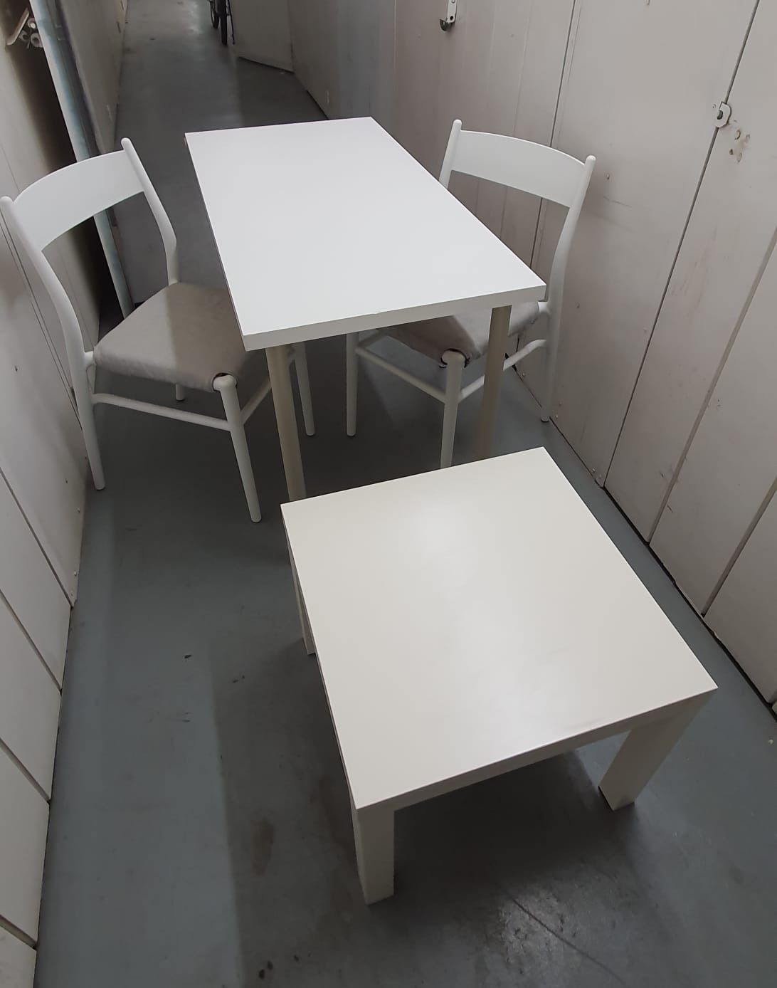 Ikea table and 2 chairs + lack table