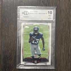 PSA 10 2014 Odell Beckham jr rookie card