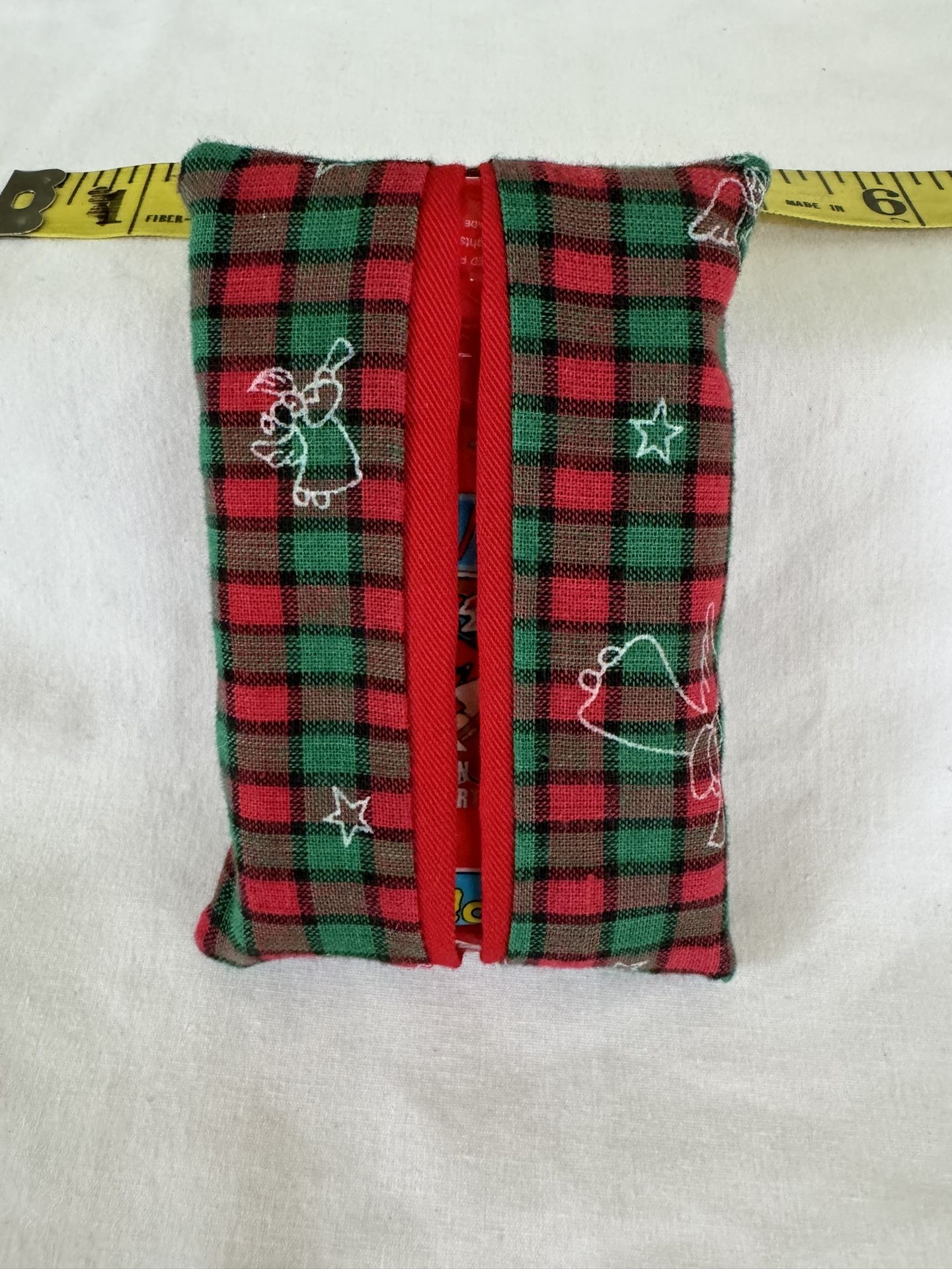 Kleenex Tissue Holder Handmade Christmas Angels Red Green White
