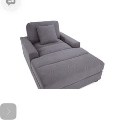 Oversize Corduroy Chair/Chase