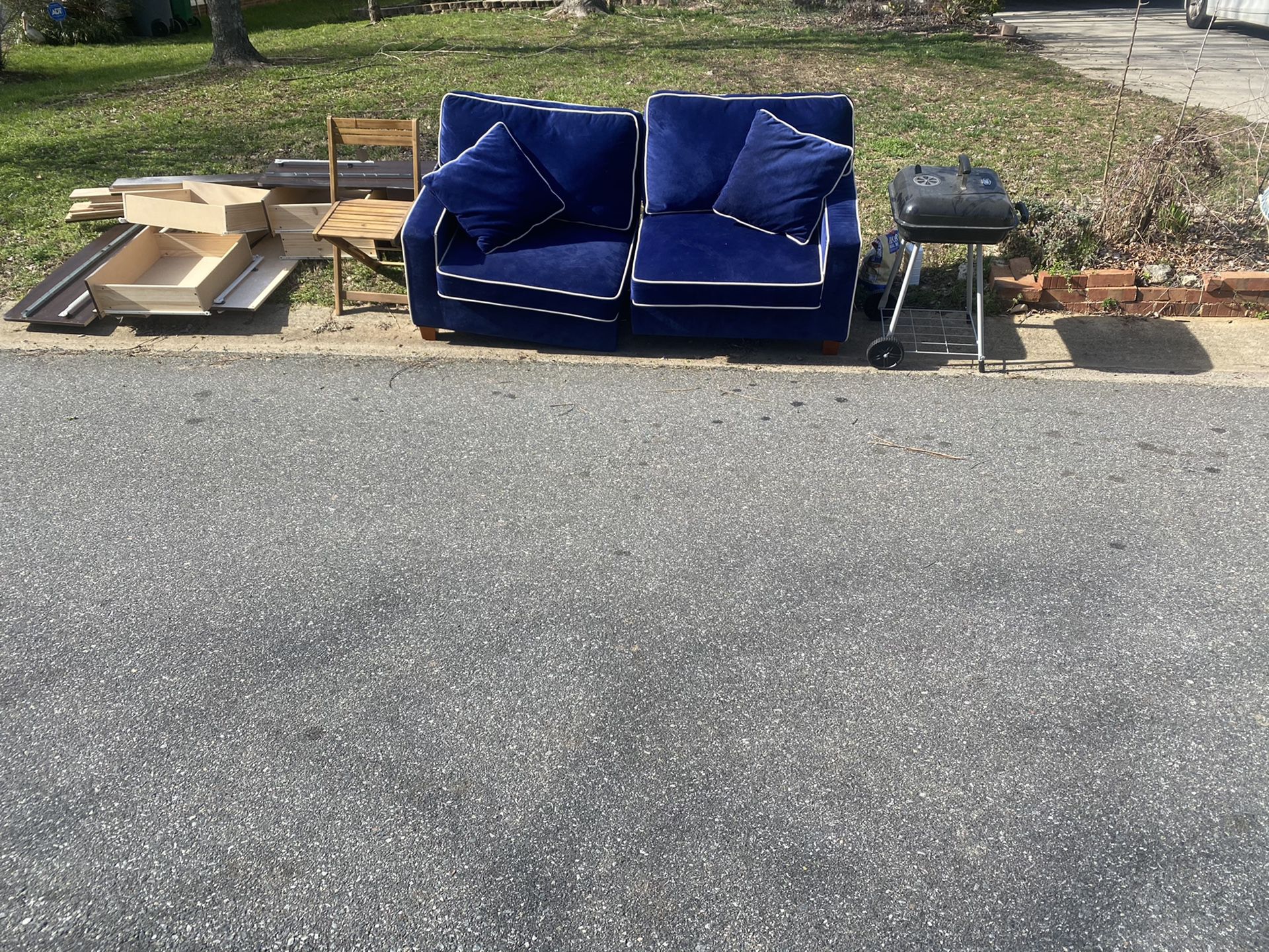 Free two piece couch and more!!!