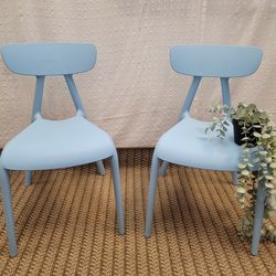 Blue Kids Chairs For Sale 2pk 