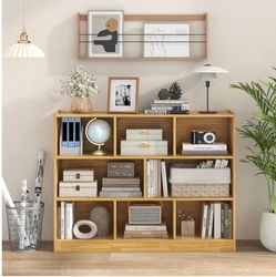 Natural Oak 8 Cube Organizer