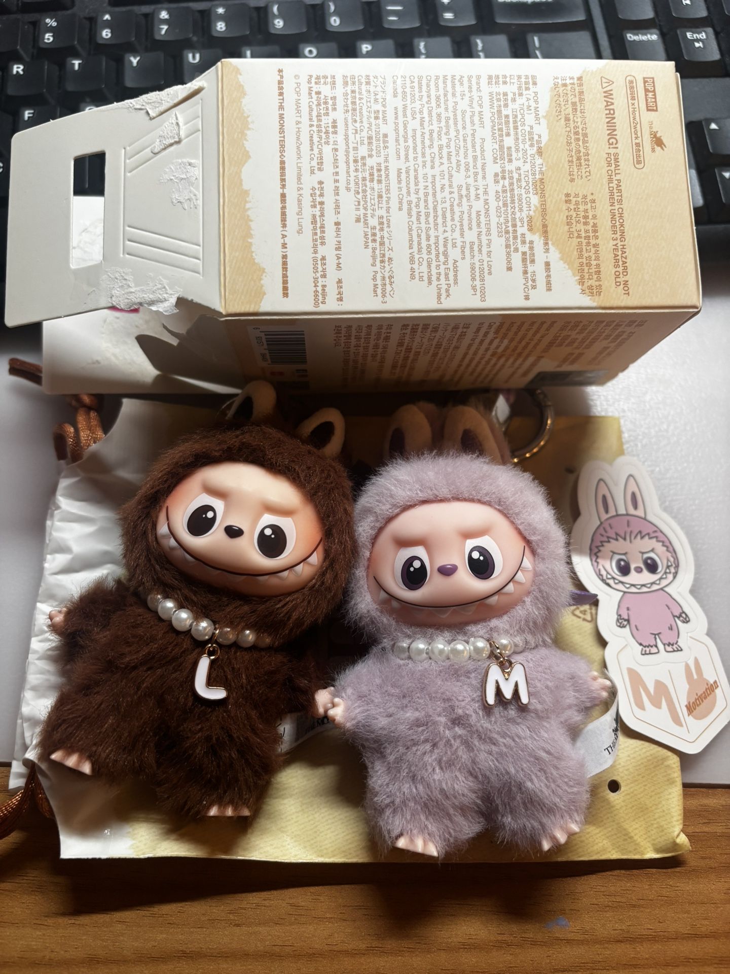 Mini Labubu Pin For Love With Free Necklace