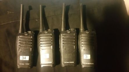 Walkie talkies