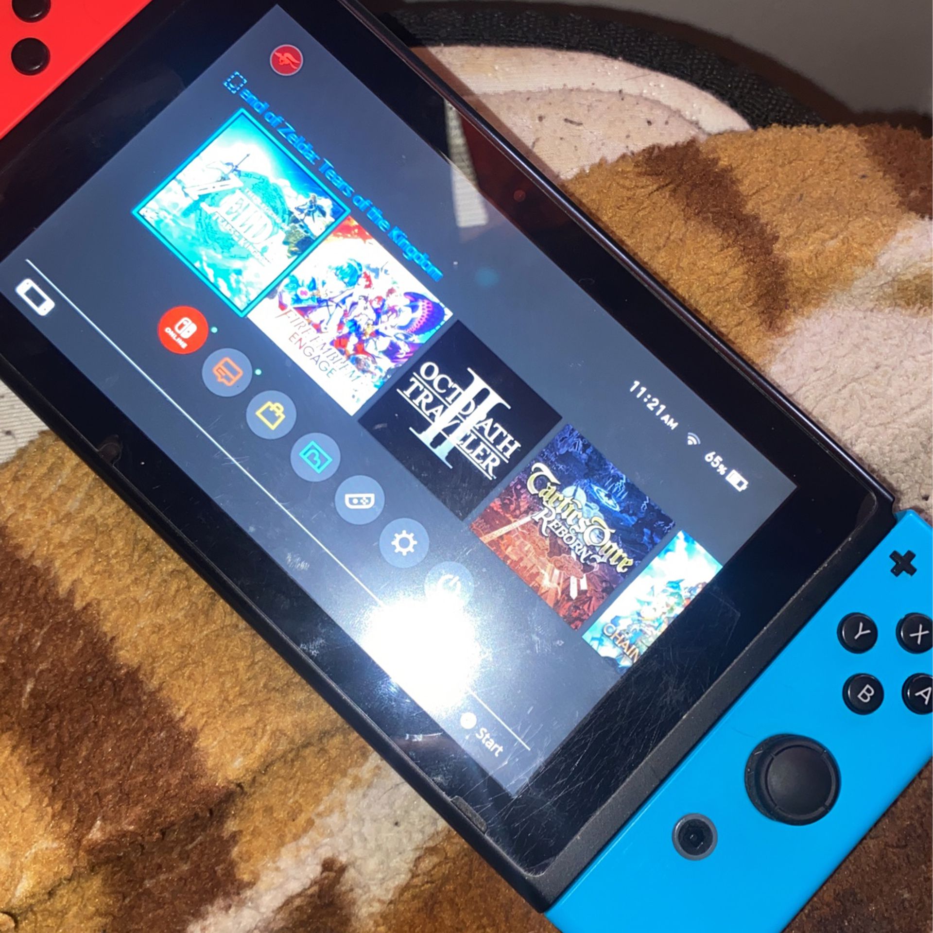 Nintendo switch with games 500$ + value