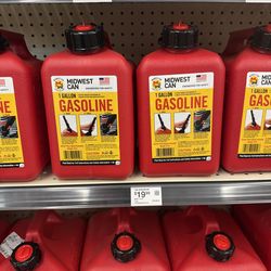 Red Gas Container