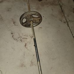 Weights 70 Pds Including bar.