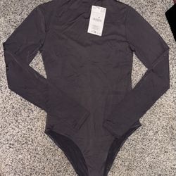 ZARA Woman’s Sz LG Silky High Neck Bodysuit *NWT*
