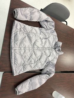 The Northface Silver Quilted 550 Jacket Size Large