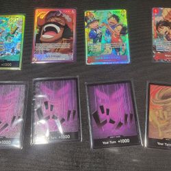 One Piece 13 And 14 Cards 
