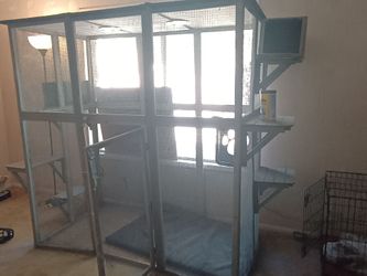 Cat cage indoors out door
