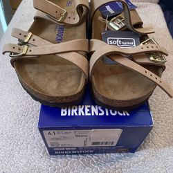 Birkenstock Franca Soft Footbed - Nubuck Leather Women’s Size 10