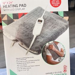Nizoni 12”X24 Heating Pad With LED Display