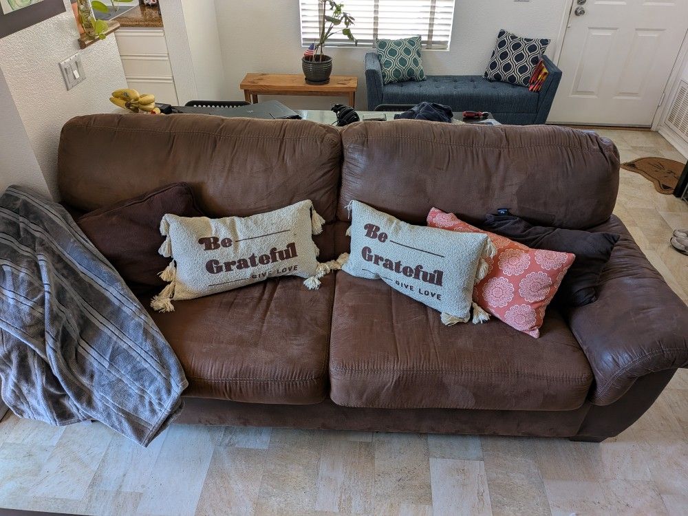 Brown Medium Couch