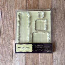 Recollection 4 Pcs Acrylic Block Set 