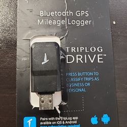 TripLog Mileage Log Tracker GPS Bluetooth - Personal Car Mileage Tax Deduction