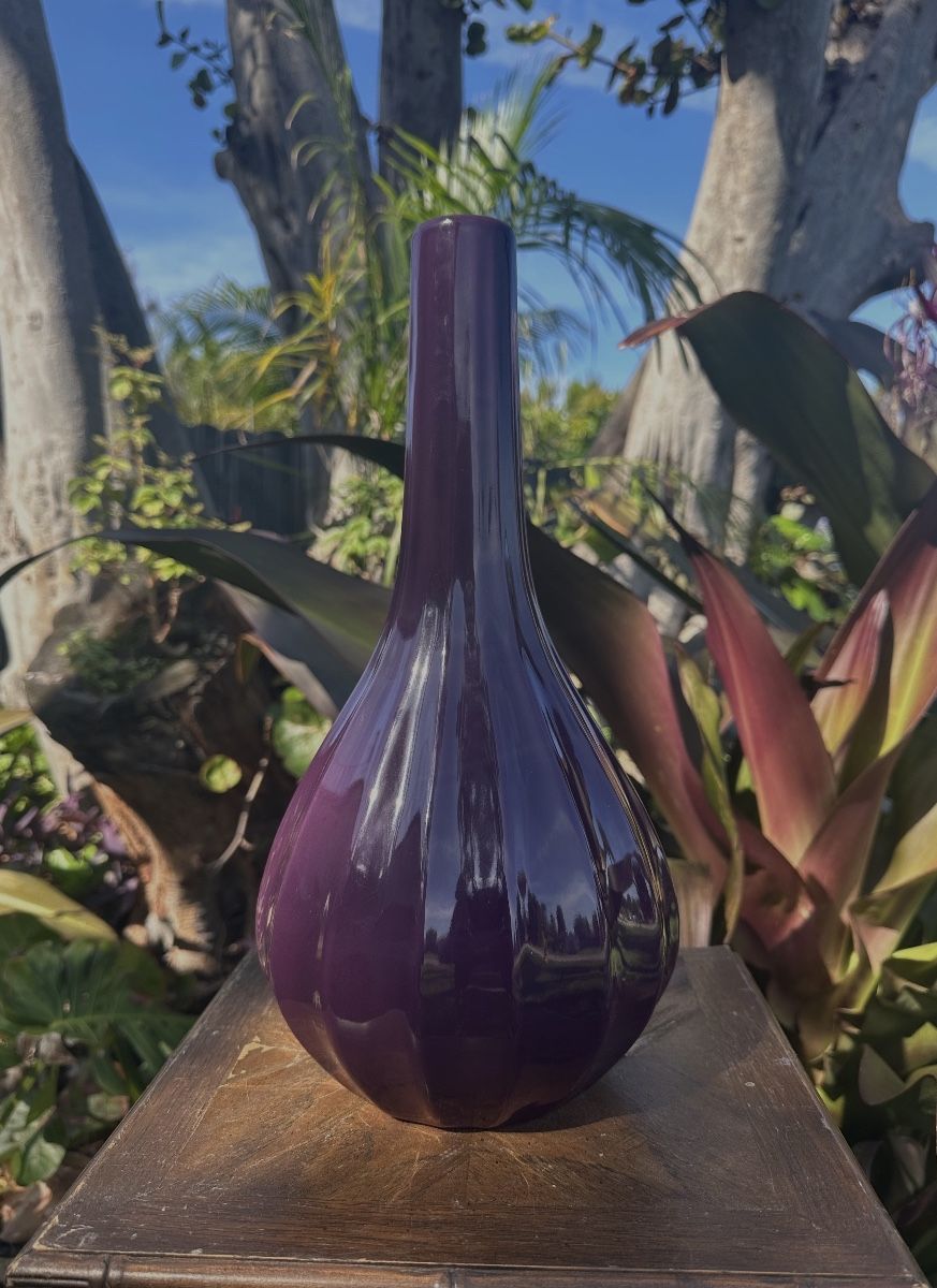 Rare Vintage 1980’s Purple Haeger Vase 