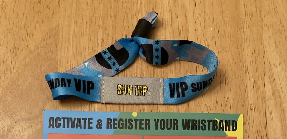 Lollapalooza VIP wristband ticket
