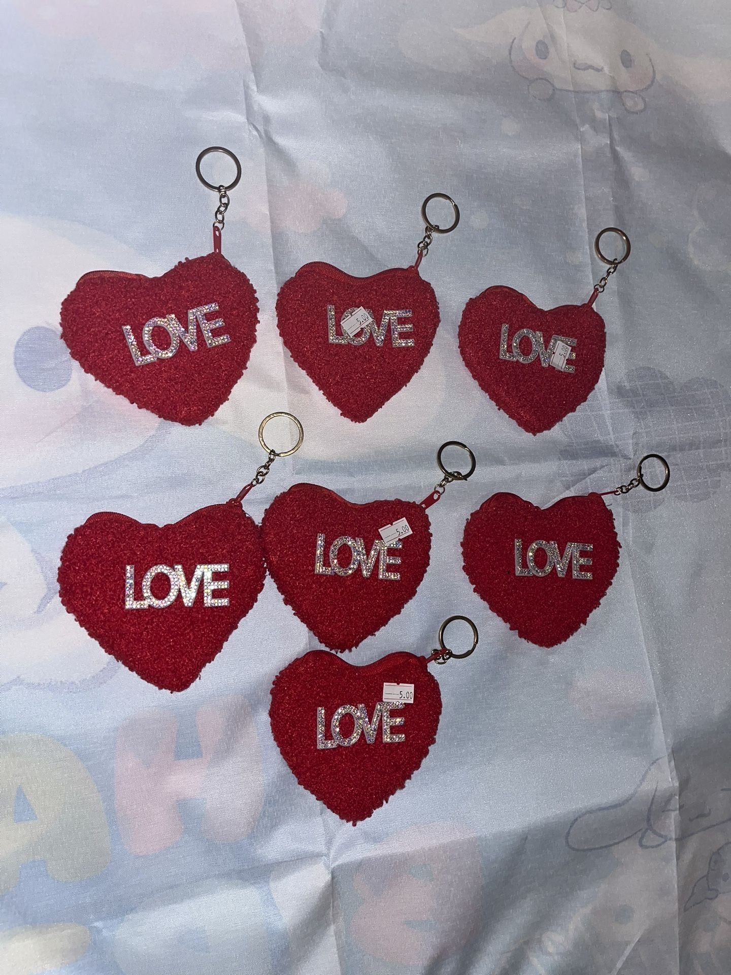 Heart Keychain Wallets