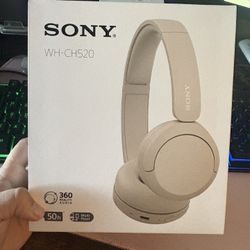 New Sony WH-CH520 headphones 