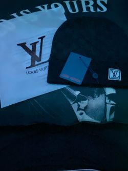Black luxury knit beanie