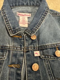 Girl’s distressed denim jackets