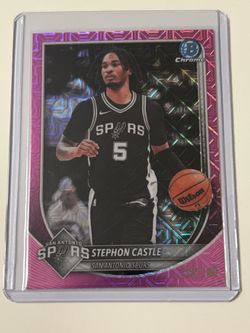 Stephon Castle Bowman Chrome Pink Refractor /199