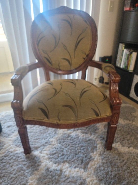 Two Vintage Classic Chair. Real Wood