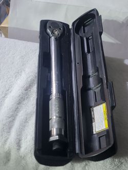 Click Torque Wrench with Case 1/4" Drive
