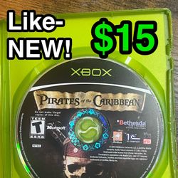 🏴‍☠️ Like-NEW Pirates of the Caribbean – Original Xbox Game ($15) 🏴‍☠️