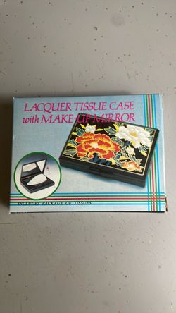 Tissue Case with Make-Up Mirror
