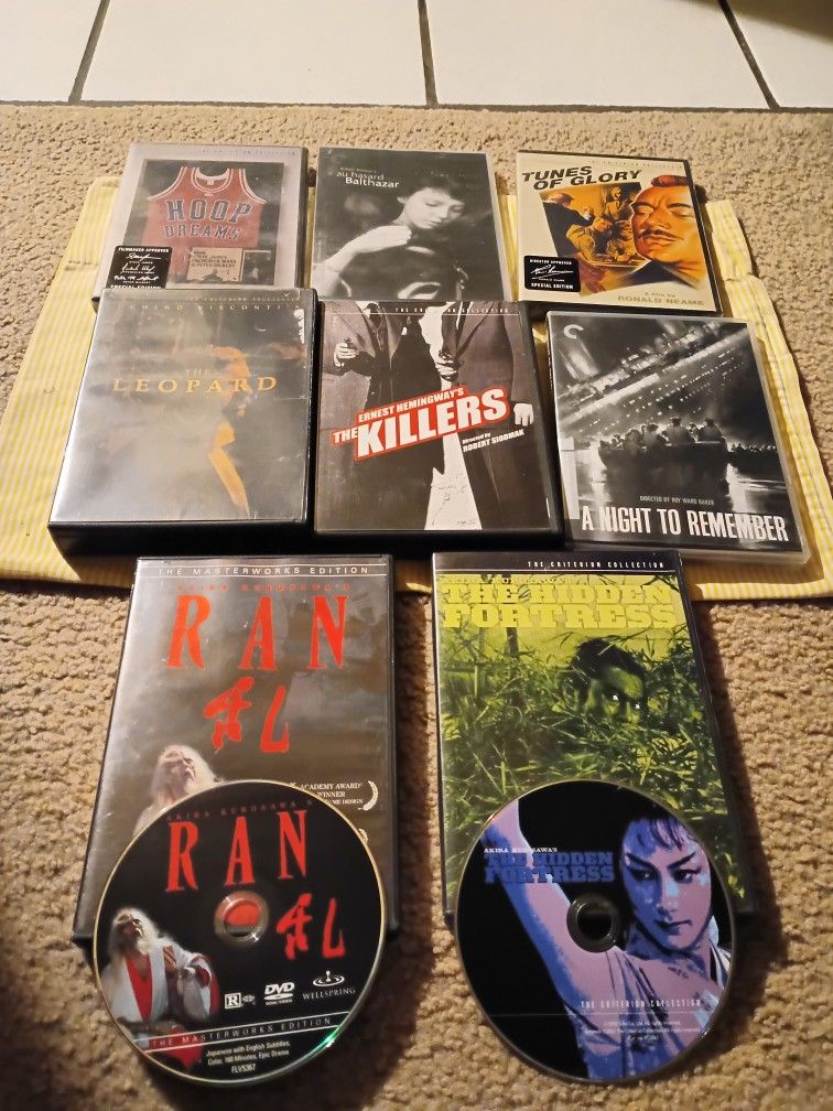 Criterion Collection OOP DVD LOT RARE Au Hashard Balthazar Rare DVD MOVIE LOT